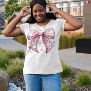 Valentine's Bow Tee